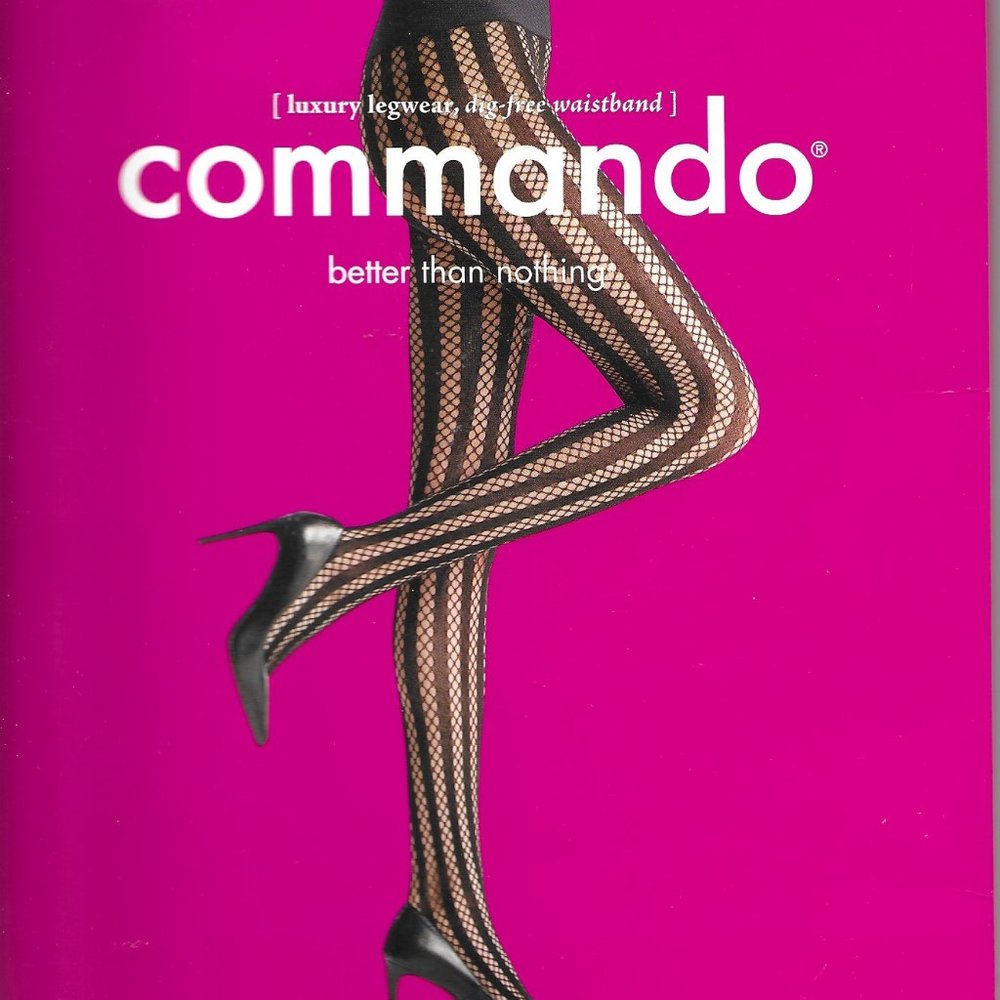Commando Bold Stripe Net tights